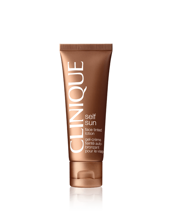 Self Sun&amp;trade; Face Tinted Lotion, Instant bronzing face lotion shows where it goes. Oliefri.